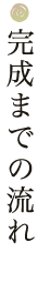 完成までの流れ